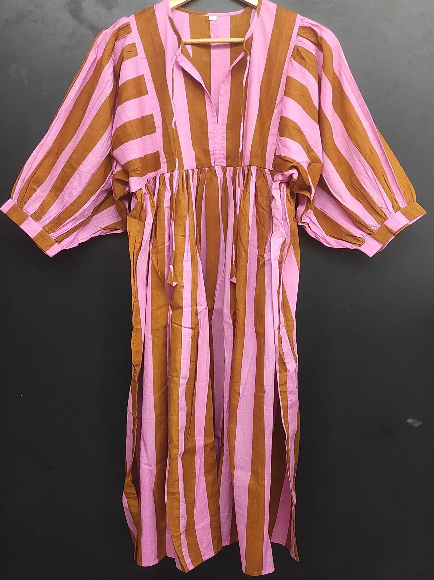 Indian Cotton Hand block Print Dress for Women Comfortable
