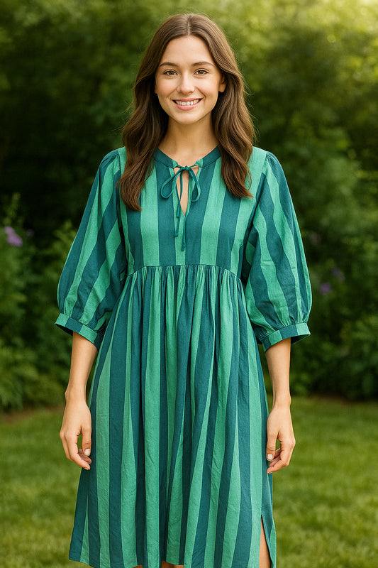 Indian Block Print Dress Cotton Dress