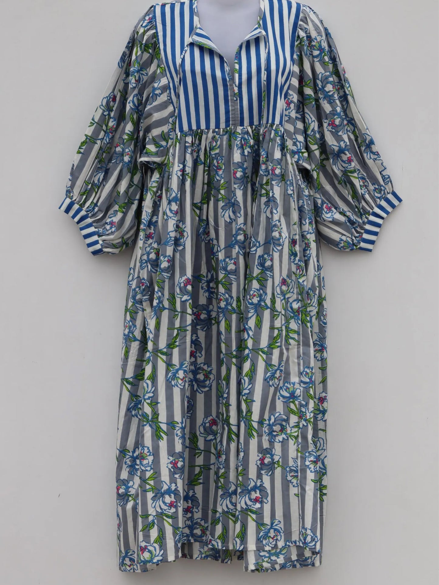 Cotton Dress, Indian Block Print Dress