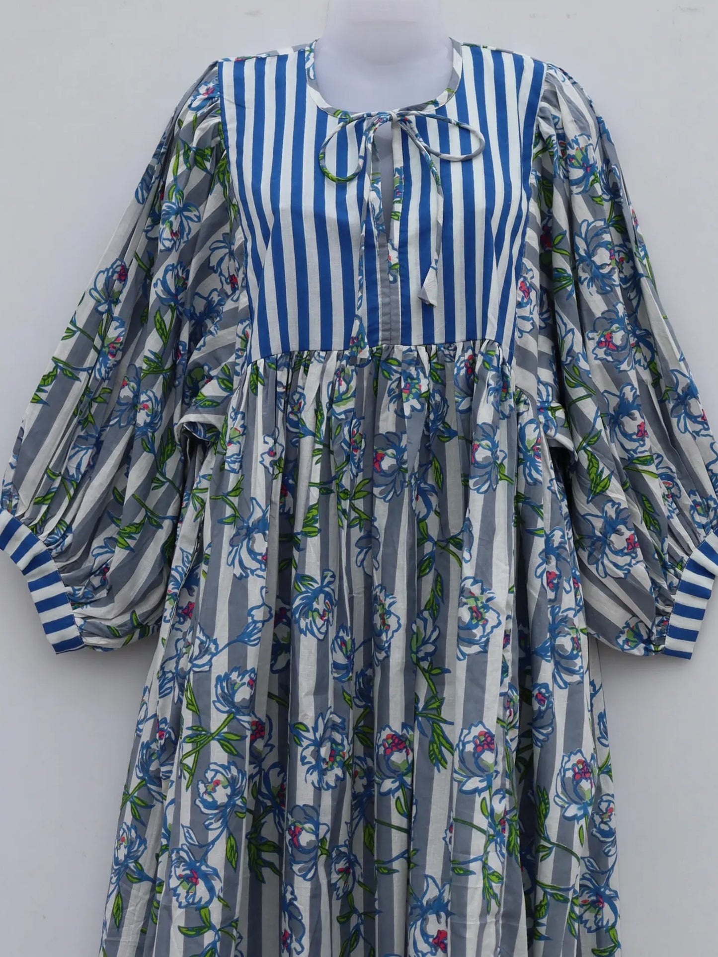 Cotton Dress, Indian Block Print Dress