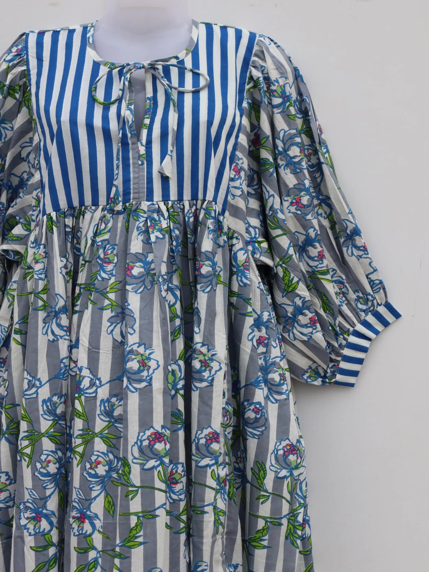 Cotton Dress, Indian Block Print Dress
