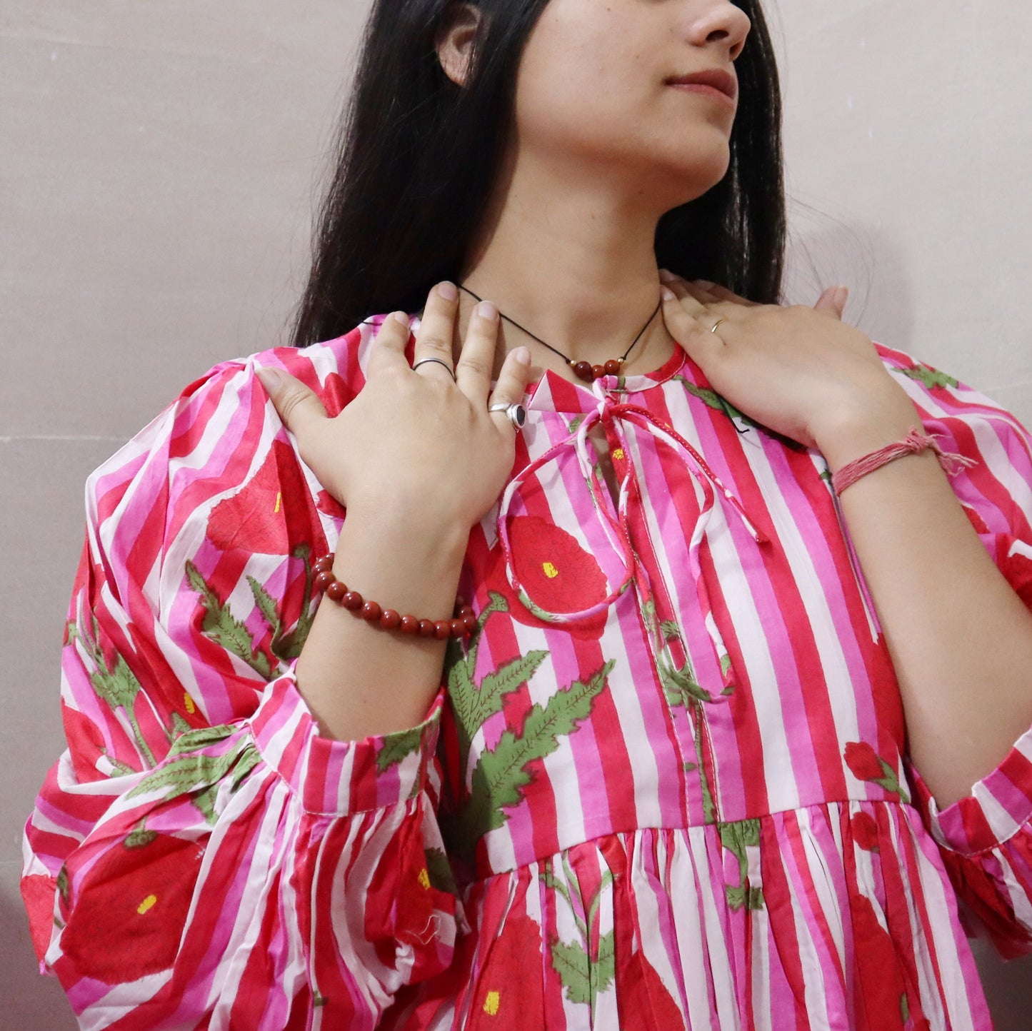 Indian Midi Dress, Mini Dress, Floral Long Dress